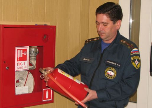 Пожарная проверка заведения общепита