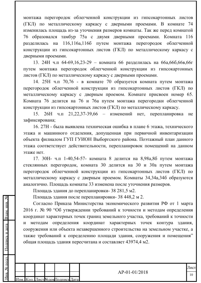 2 | Смарт Вэй Раздел с архитектурными решениями и перечнем работ